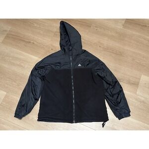 Vintage Adidas Reversible Jacket‎ Men's Sz Large Some Stains Black 90s